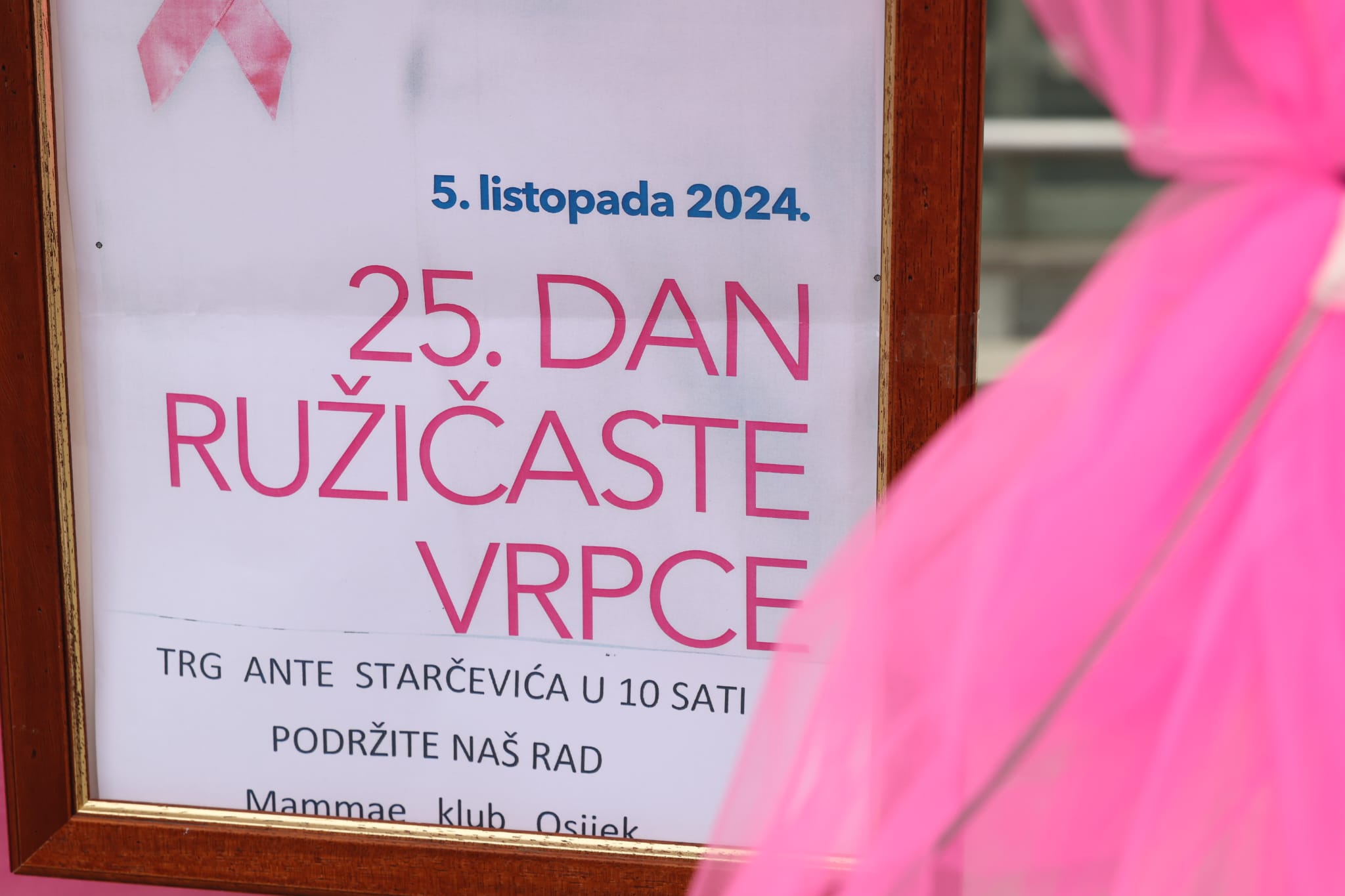 Gradonačelnik Ivan Radić na obilježavanju Dana ružičaste vrpce ...